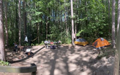 Seaton Creek Campground, “Little Mac”, and The Manistee River Trail